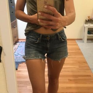 Cut off shorts. 7 for all mankind ☀️
